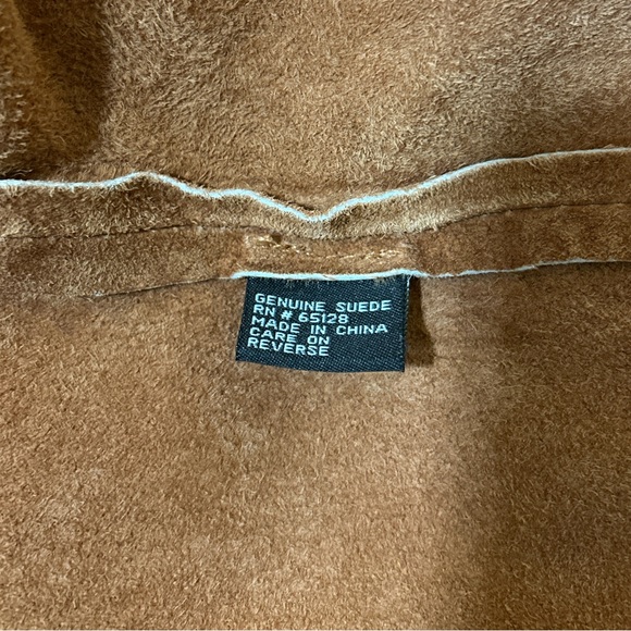 VINTAGE 100% Suede Jacket - Picture 7 of 12